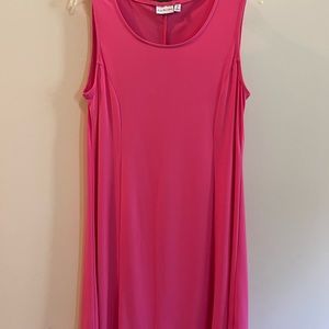 Kim Rogers pink swing dress